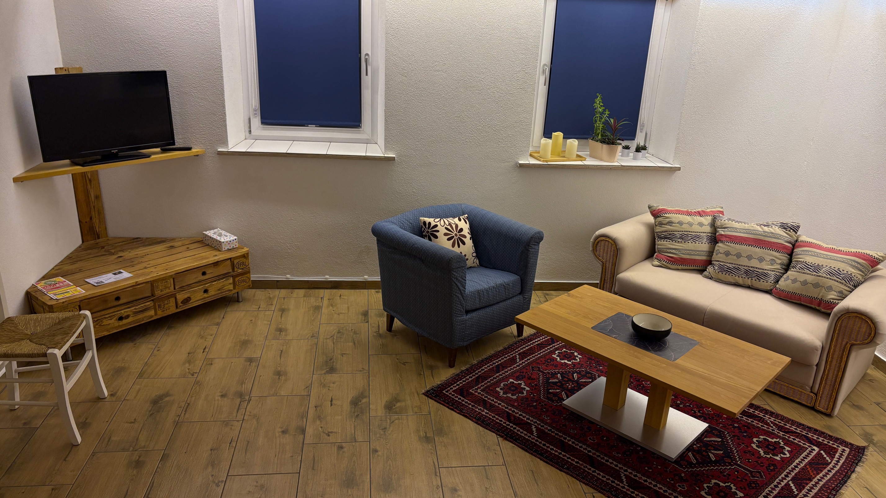 Ferienwohnung – Küche/Essplatz